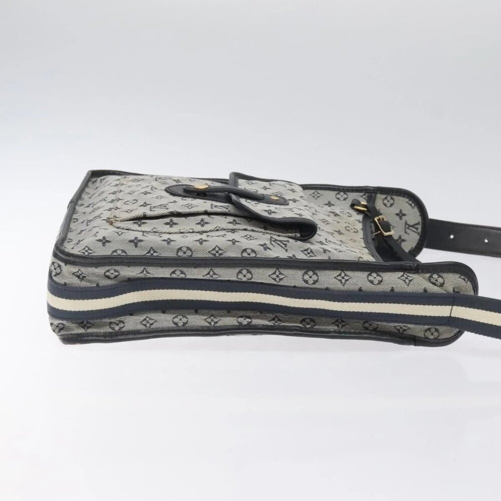 LOUIS VUITTON Monogram Mini Besace Mary Kate Bag Navy M92320 LV Auth ep8858 - Picture 4 of 15